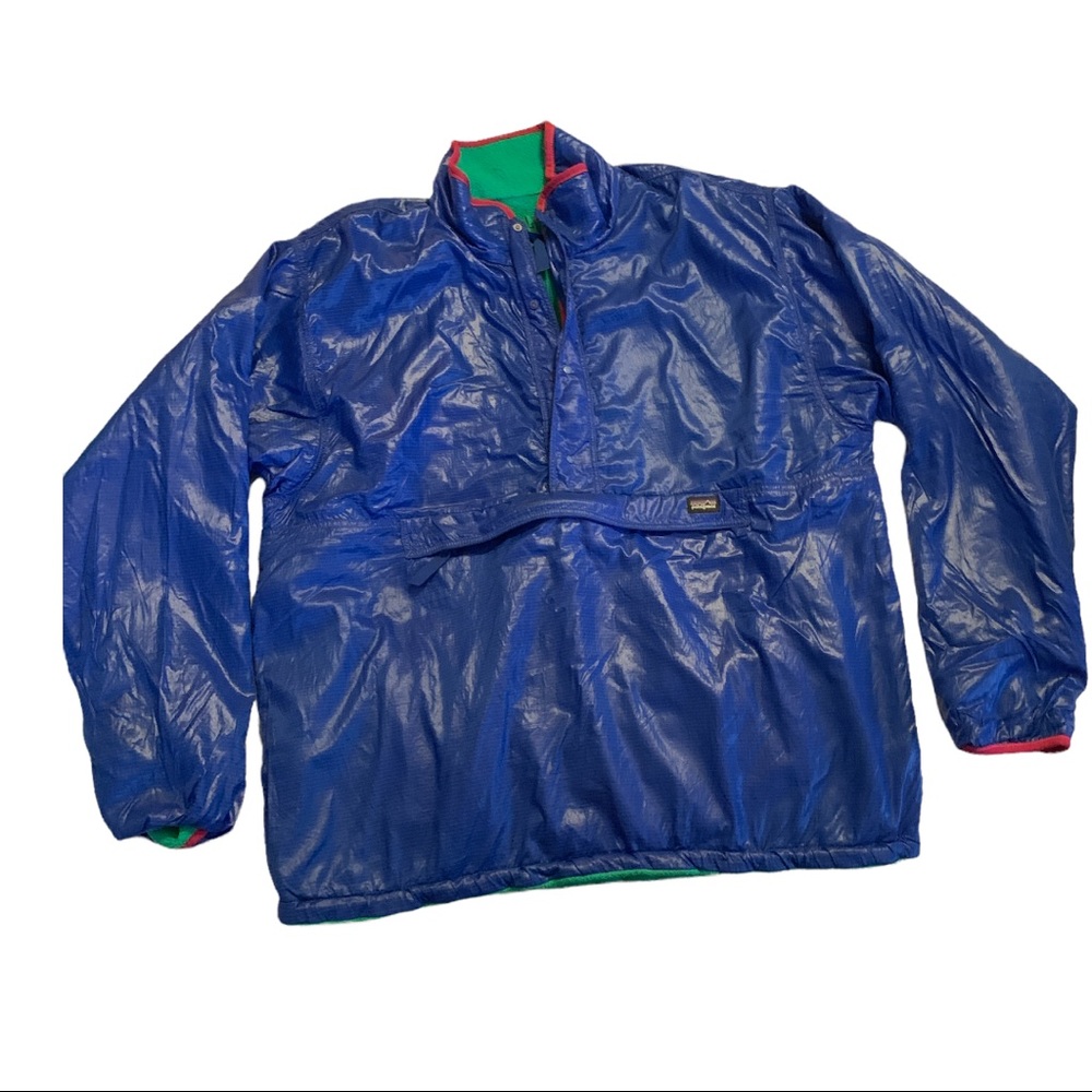 Patagonia Vintage reversible fleece pullover Jacket Sz L